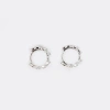 Fashionable, exquisite and light luxury style, round wheat ear earrings, niche earrings, high-end feel, French zircon ear buckles, design sense details Picture